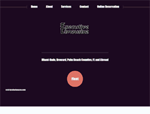 Tablet Screenshot of execlimousine.com